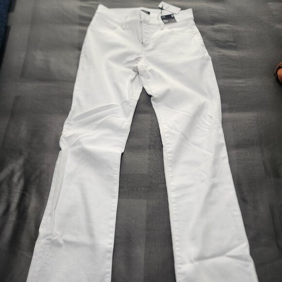 Express Editor White Jeans, Boot cut, Low Rise, 6R - Picture 1 of 6